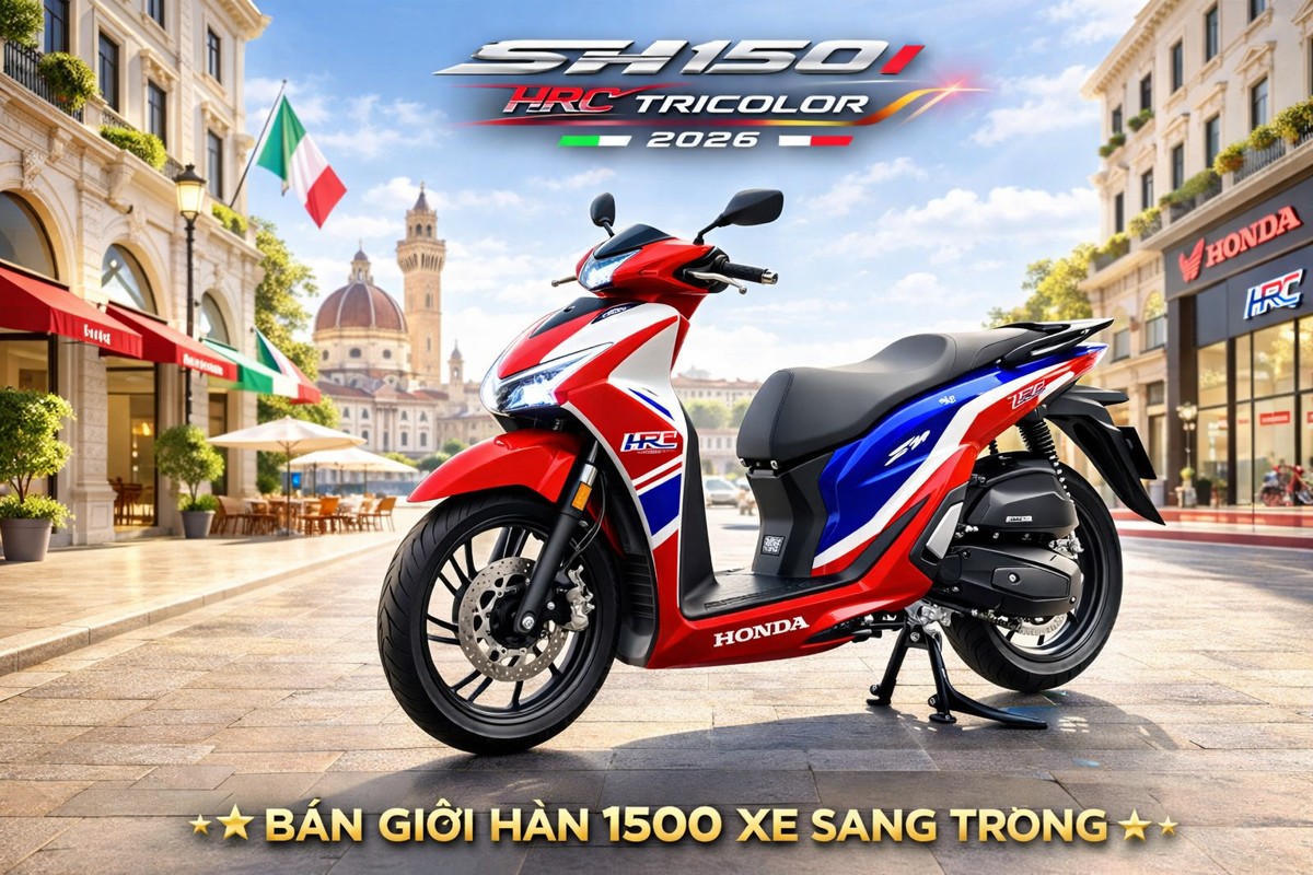 Honda Sh150 HRC 2026 Special Editon tại Đà Nẵng - Siêu phẩm SH Ý giới hạn 500 xe toàn cầu