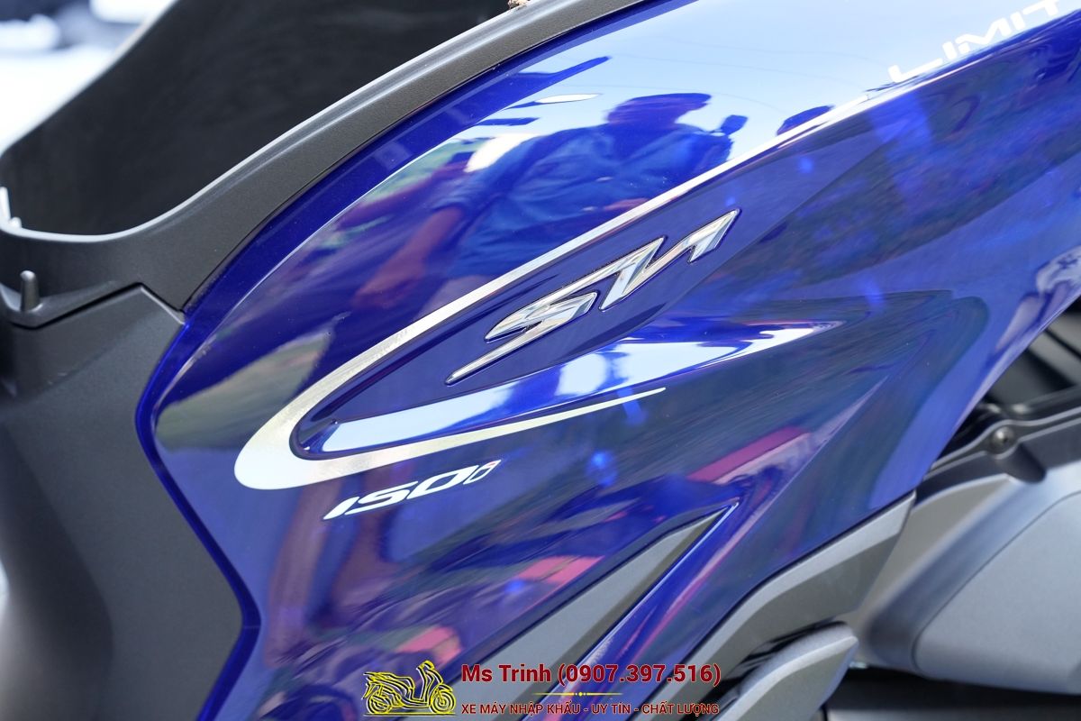 Honda SH150 Vetro Blue 2026 Limited Edition - Siêu phẩm SH Ý dàn áo xanh trong suốt cực hiếm tại Đà Nẵng