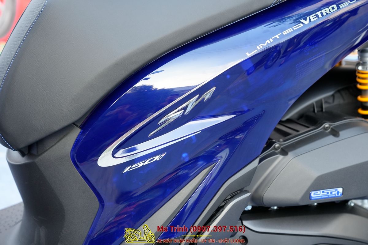Honda SH150 Vetro Blue 2026 Limited Edition - Siêu phẩm SH Ý dàn áo xanh trong suốt cực hiếm tại Đà Nẵng