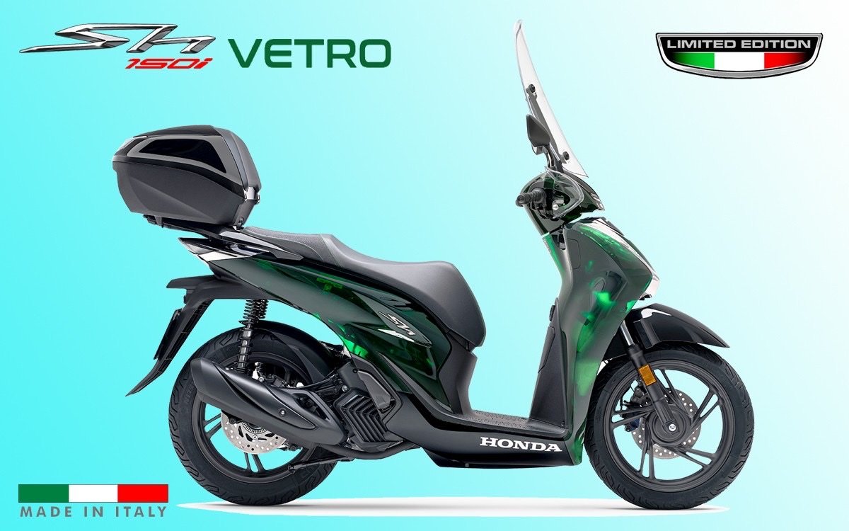 Honda SH150i Vetro 2025, Made In Italy, Nhập Chính Hãng Từ Ý tại Đà Nẵng
