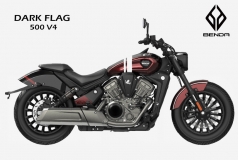 Benda Drak Flag 500, Động Cơ V4, Phuộc Nâng Điện, TCS, ABS tại Đà Nẵng
